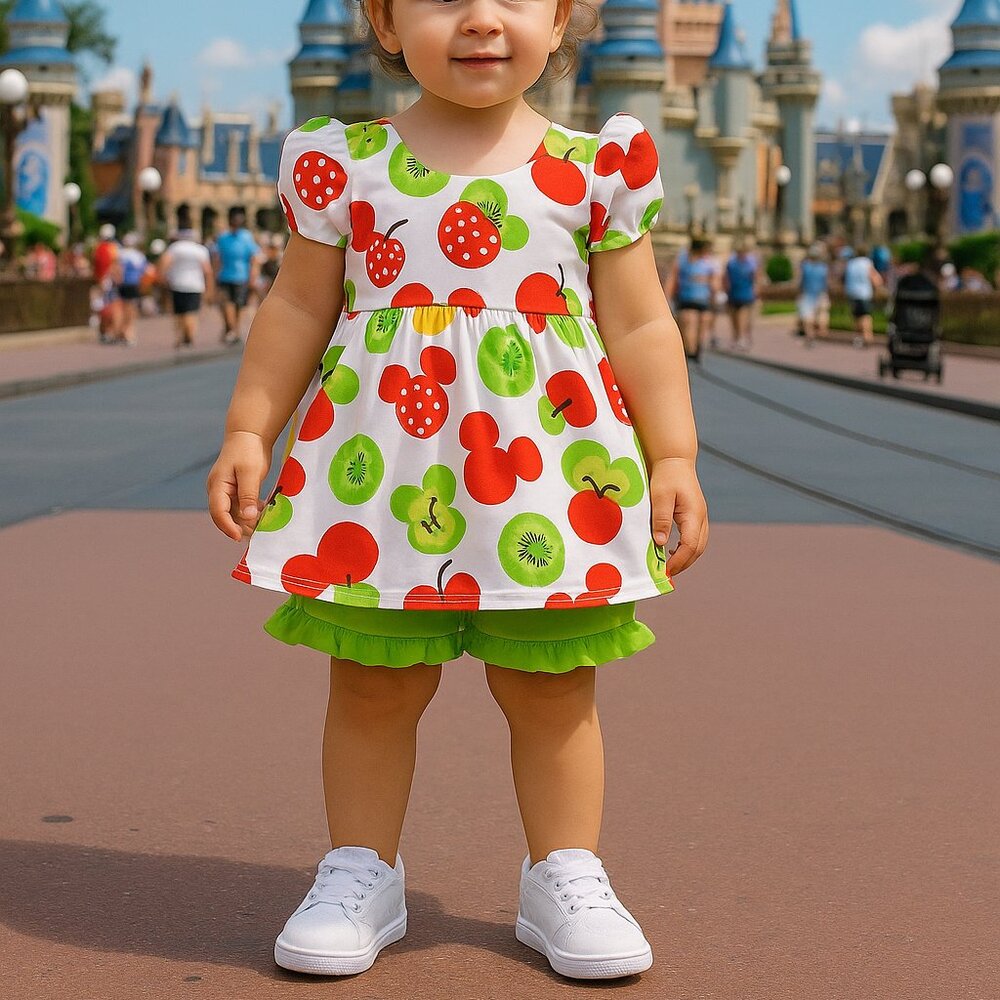 Sweet Minnie Ruffle Short Set